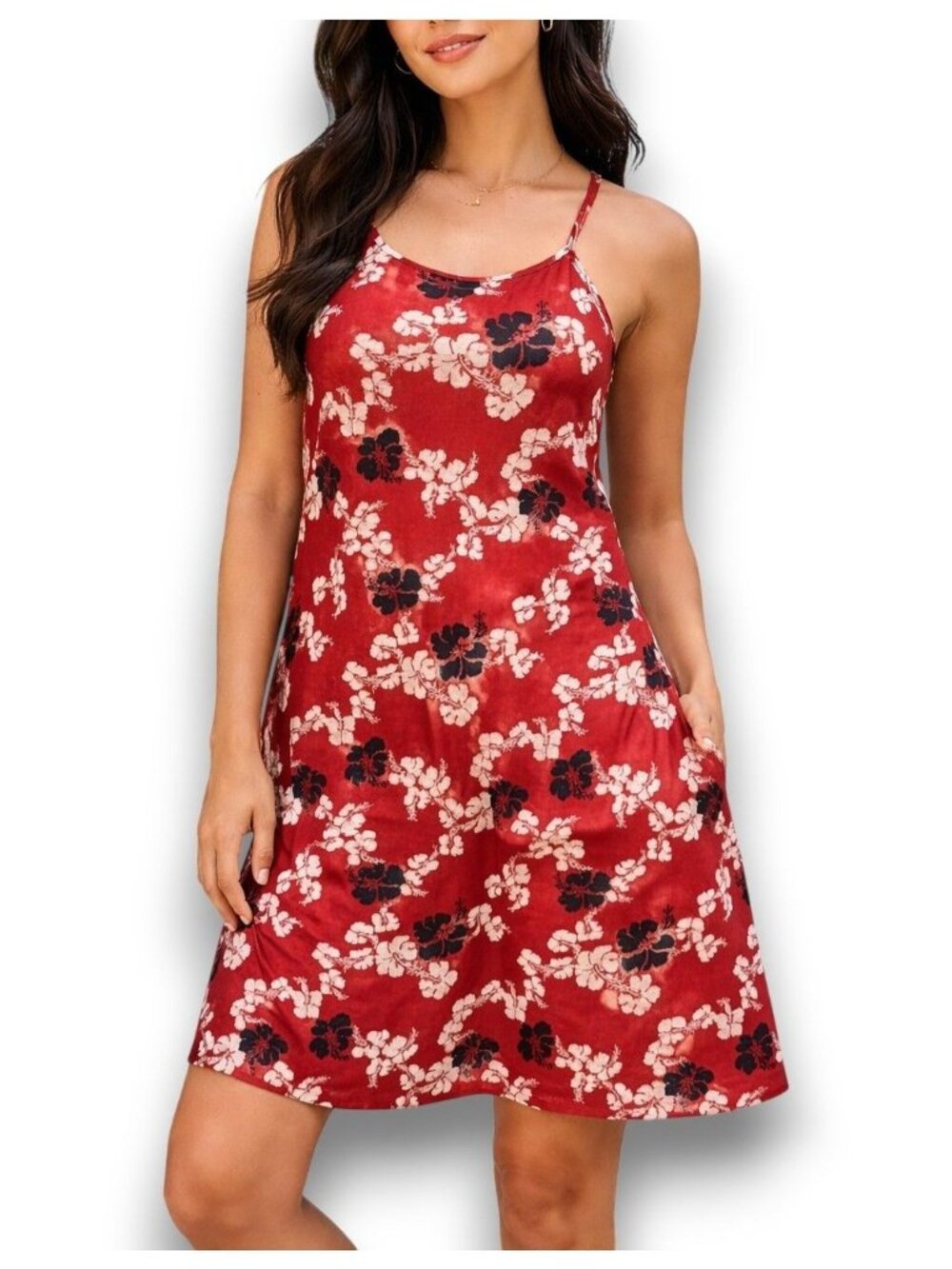 Western Aloha Orchid Pareu Dress
